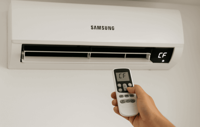 AC Samsung kamu error CF? Inilah arti dan solusi lengkapnya!