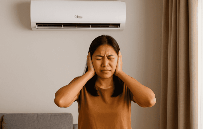 AC Midea aAnda berisik saat menyala? Tenang, ini penyebab dan solusinya!