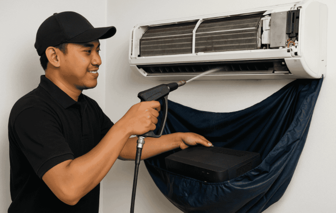 Ingin Cuci AC Rutin setiap bulan? Serahkan saja ke Abang Benerin!