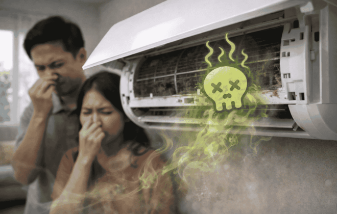 AC Anda mengeluarkan bau tidak sedap? Jangan abaikan!