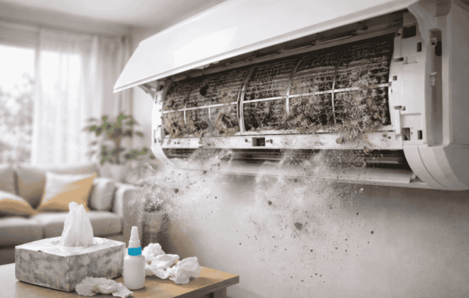 Apakah AC kotor itu bisa berdampak kepada kesehatan keluarga? Ini penjelasannya!