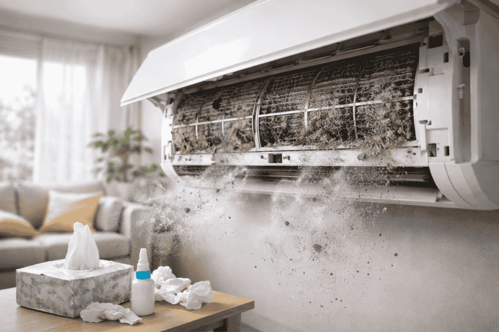 Apakah AC kotor itu bisa berdampak kepada kesehatan keluarga? Ini penjelasannya!