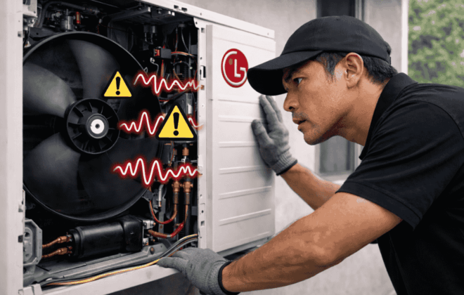 AC LG kamu berisik? Ini komponen yang perlu di cek!