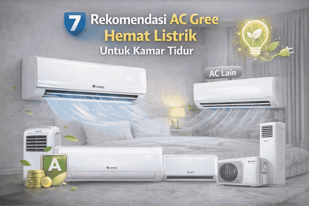 Inilah 7 rekomendasi AC Gree hemat listrik untuk kamar tidur