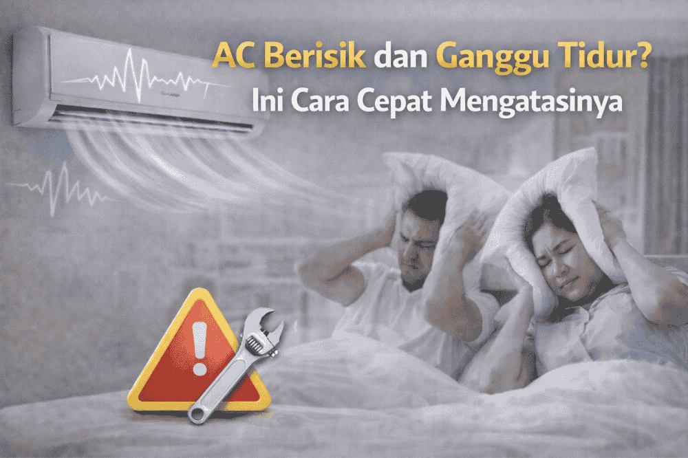AC kamu berisik dan ganggu tidur mu? Inilah cara cepat untuk mengatasinya!