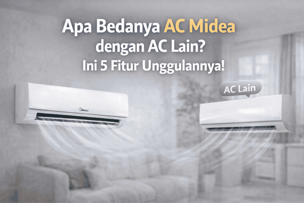Inilah bedanya AC Midea dengan AC lain dengan 5 fitur keunggulannya!