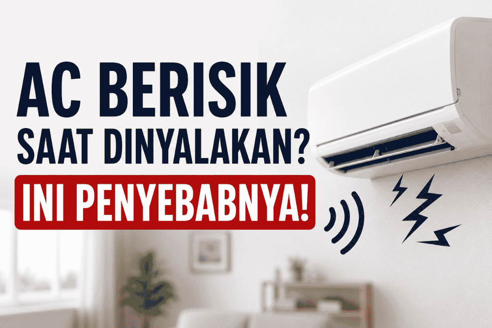 AC kamu berisik saat dinyalakan? Ini penjelasannya!