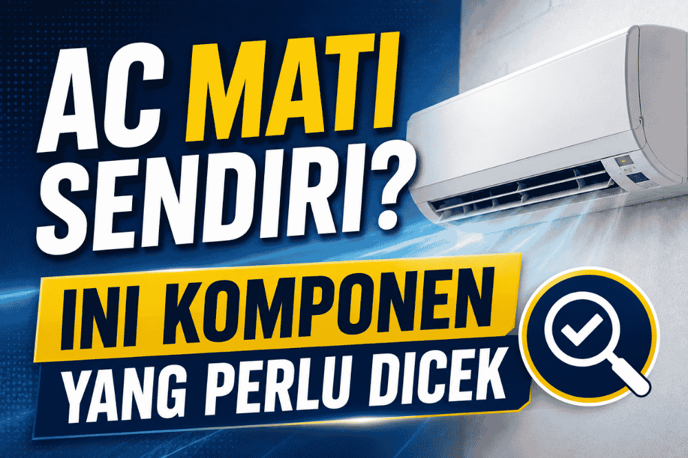 AC mati sendiri? Ini komponen yang perlu di cek!