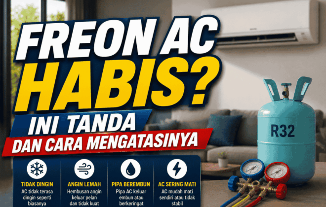 Freon AC kamu habis? Ini tanda dan cara mengatasinya!
