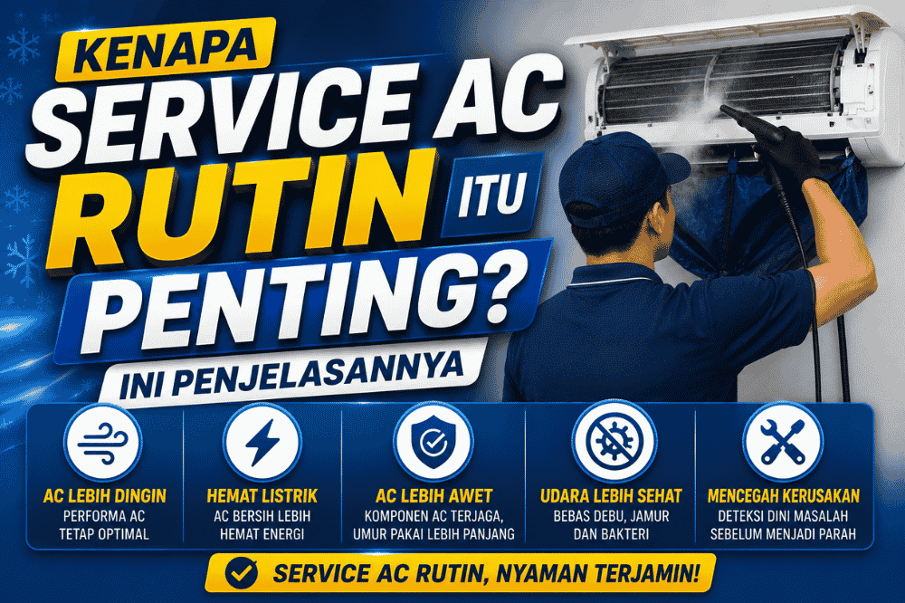 Kenapa service AC rutin itu penting? Ini penjelasannya!