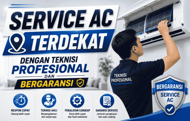 Cari service AC terdekat dengan teknisi yang profesional dan bergaransi