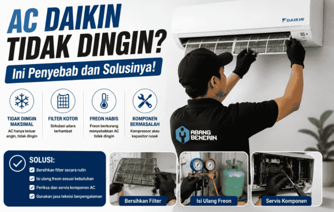 AC Daikin Anda tidak dingin? Ini penyebab dan solusinya!