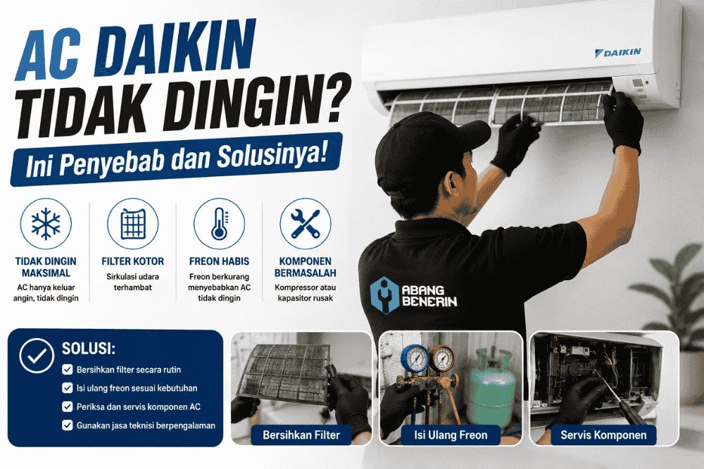 AC Daikin Anda tidak dingin? Ini penyebab dan solusinya!