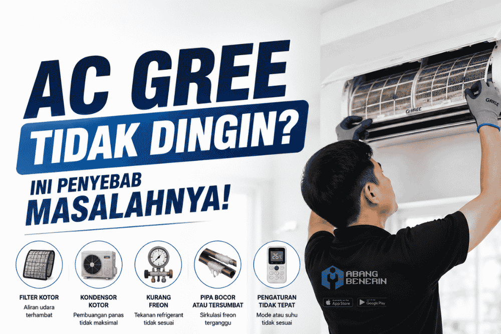 AC Gree kamu tidak dingin? Ini penyebab masalahnya!
