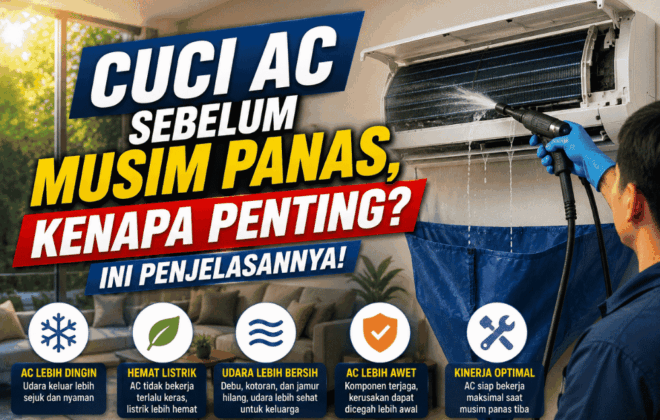Cuci AC sebelum musim panas? Ini penjelasannya!