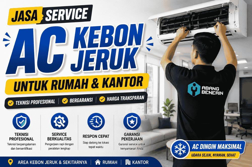 Jasa service AC Kebon Jeruk untuk rumah dan kantor