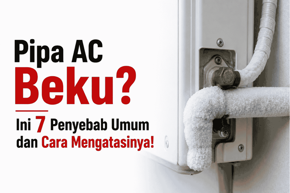 Pipa AC Beku? Inilah 7 penyebab umum dan cara mengatasinya!