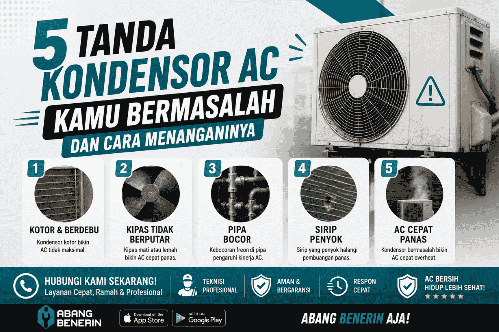Inilah 5 tanda kondensor AC kamu bermasalah dan cara menanganinya!