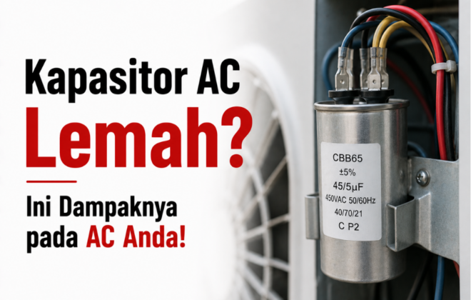 Kapasitor AC lemah? Ini dampaknya pada outdoor dan kompresor