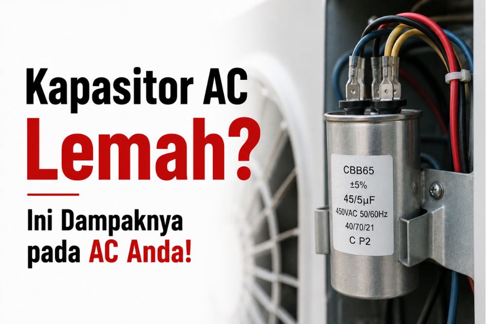 Kapasitor AC lemah? Ini dampaknya pada outdoor dan kompresor