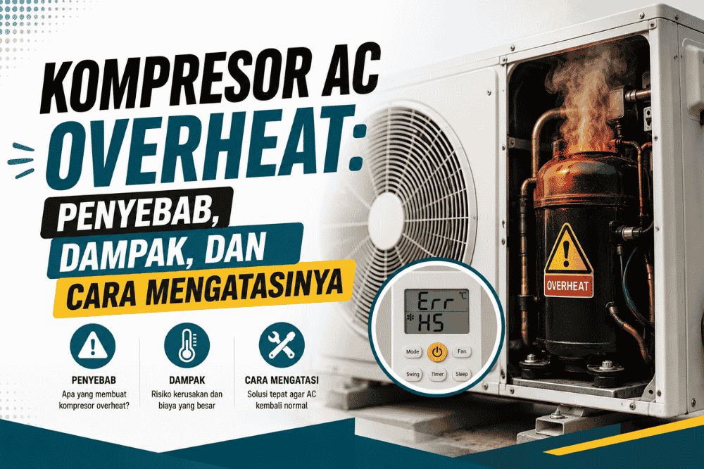 Kompresor AC Overheat? Ini penyebab, dampak dan cara mengatasinya!