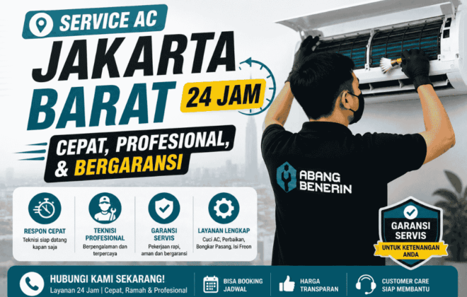 Service AC Jakarta Barat 24 Jam Cepat dan profesional bergaransi