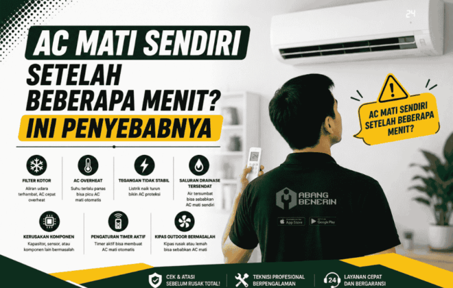 AC mati sendiri setelah beberapa menit? Ini penyebabnya!