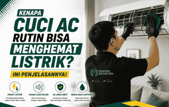 Kenapa cuci AC rutin bisa menghemat listrik? Ini penjelasannya!