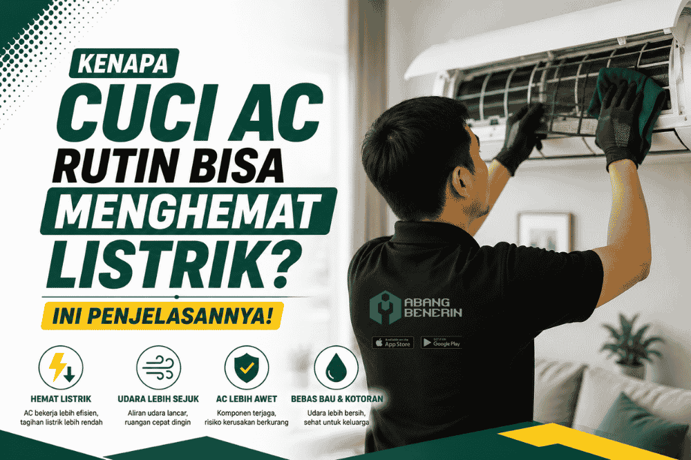 Kenapa cuci AC rutin bisa menghemat listrik? Ini penjelasannya!