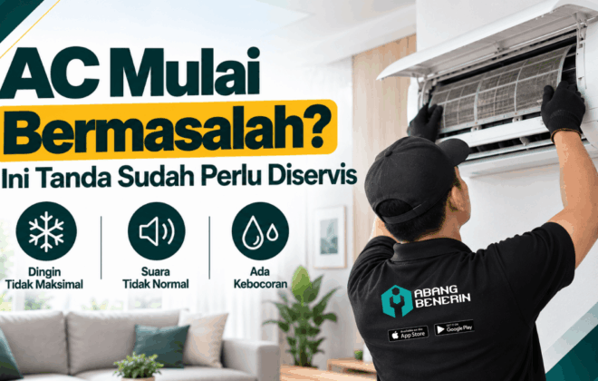 AC mulai bermasalah ini tanda sudah perlu diservis