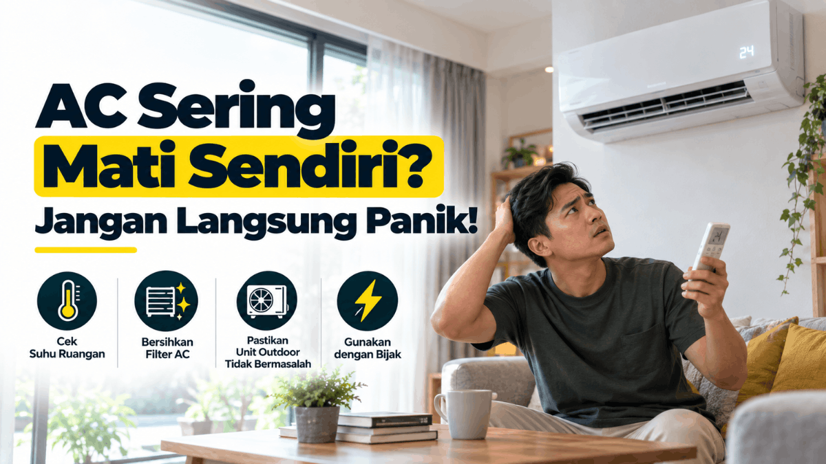 AC sering mati sendiri jangan langsung panik