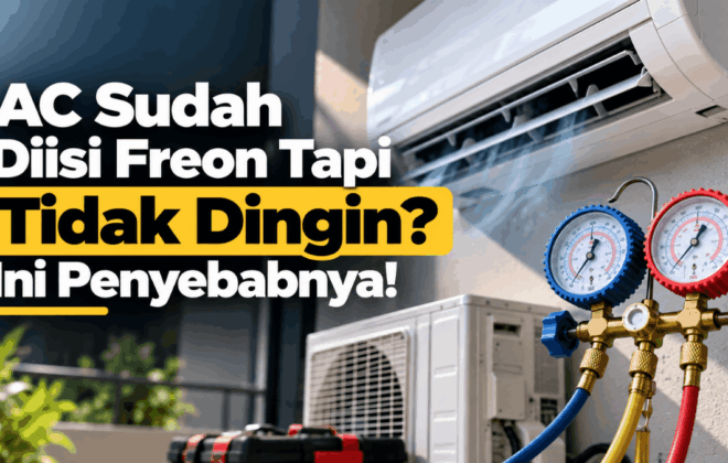 AC sudah diisi freon tapi tidak dingin ini penyebabnya