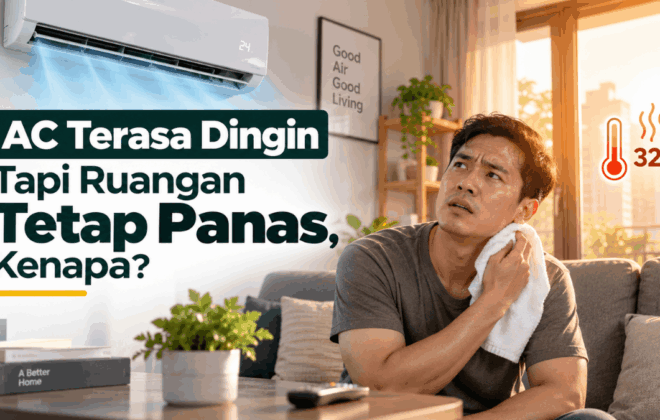AC terasa dingin tapi ruangan tetap panas kenapa