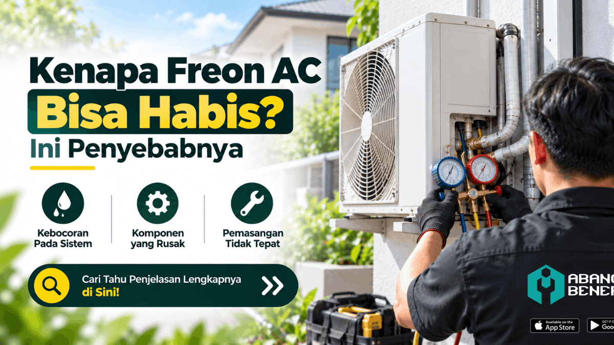 kenapa freon AC bisa habis ini penyebabnya