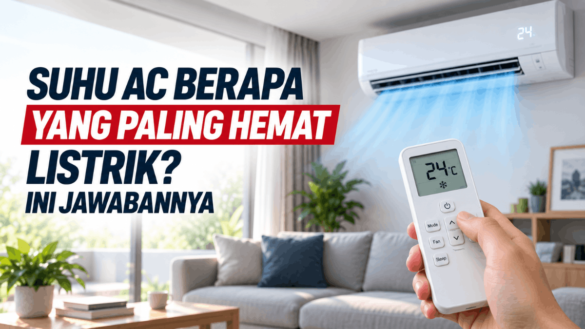 suhu AC berapa yang paling hemat listrik ini jawabannya
