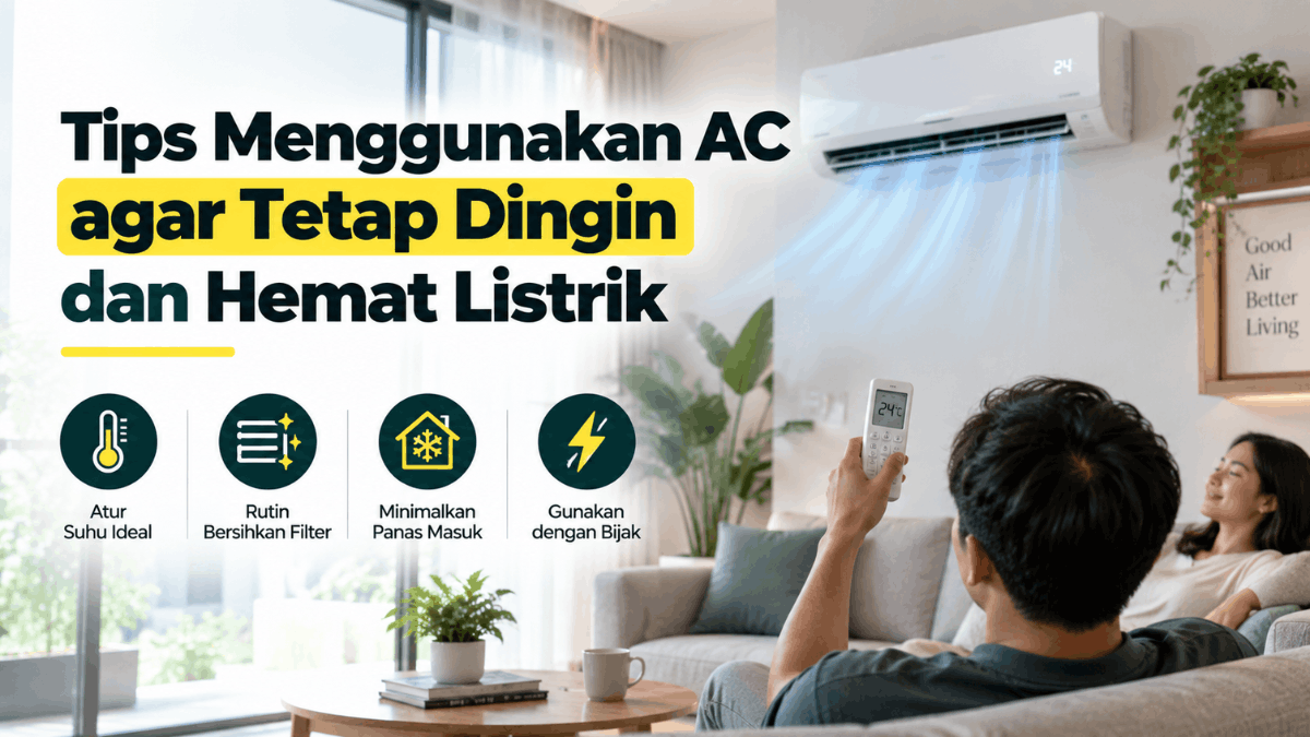 tips AC agar tetap dingin dan hemat listrik