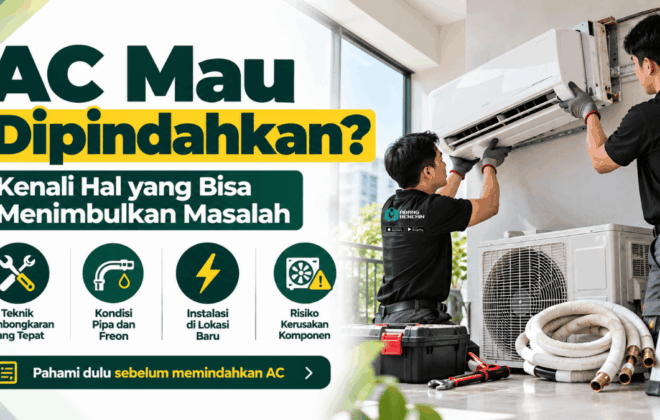 AC mau dipindahkan kenali hal yang bisa menimbulkan masalah