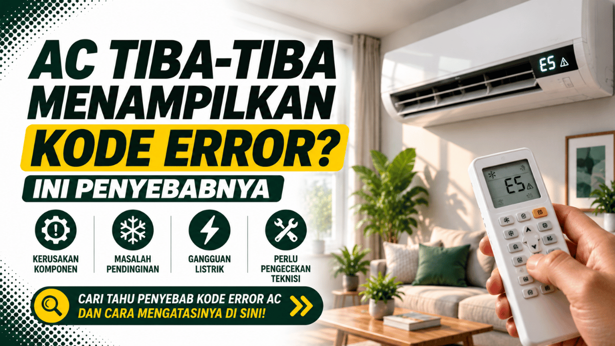 AC tiba-tiba menampilkan kode error ini penyebabnya