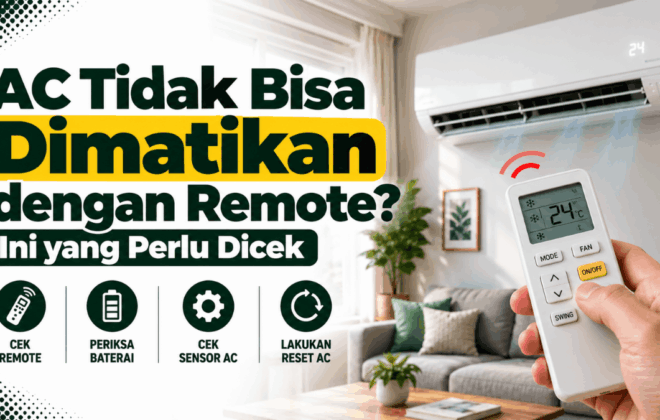 AC tidak bisa dimatikan dengan remote ini yang perlu dicek