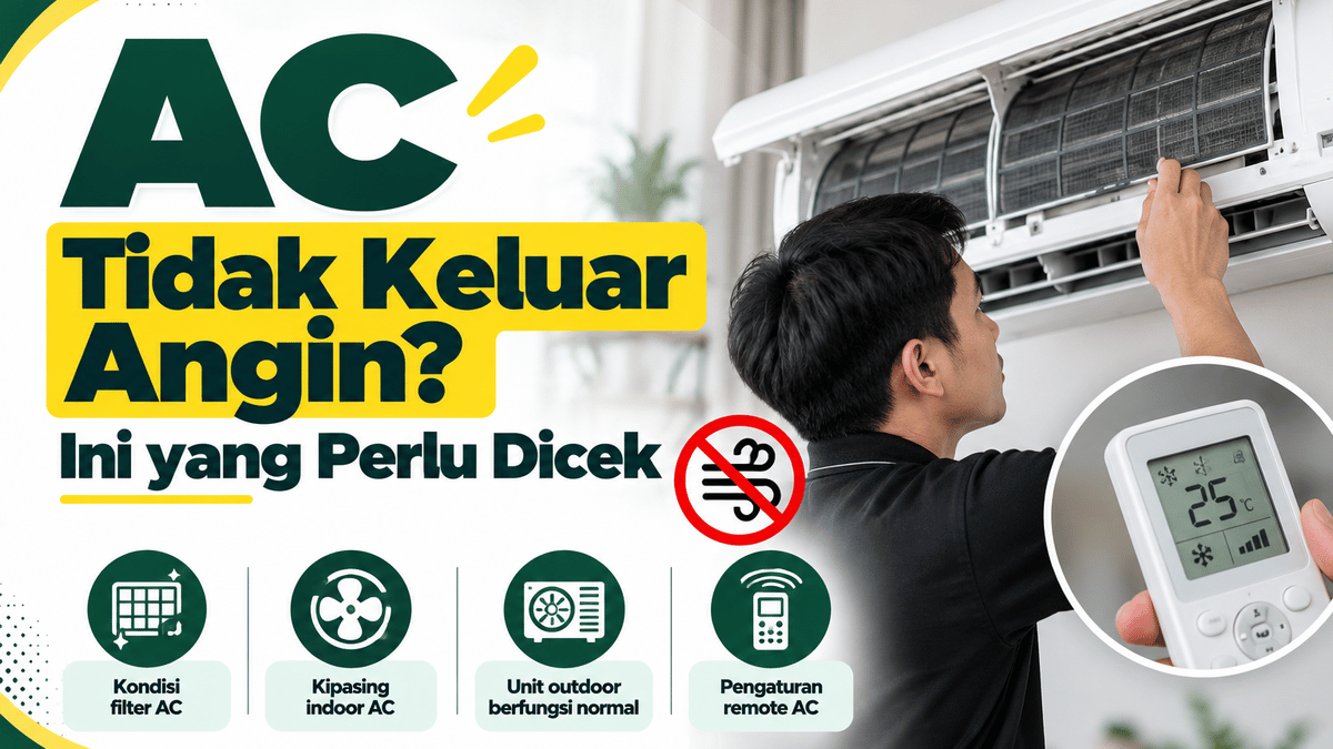 AC tidak keluar angin ini yang perlu dicek