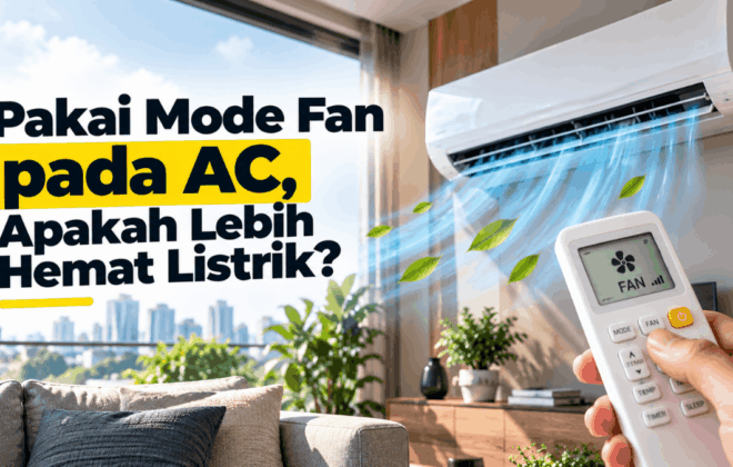 pakai mode fan pada AC apakah lebih hemat listrik